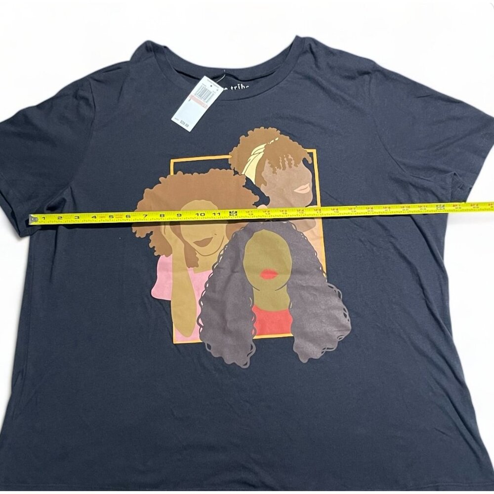 Love Tribe Womens Trendy Plus Size Radiant-Graphic T-Shirt, New - Picture 8 of 9